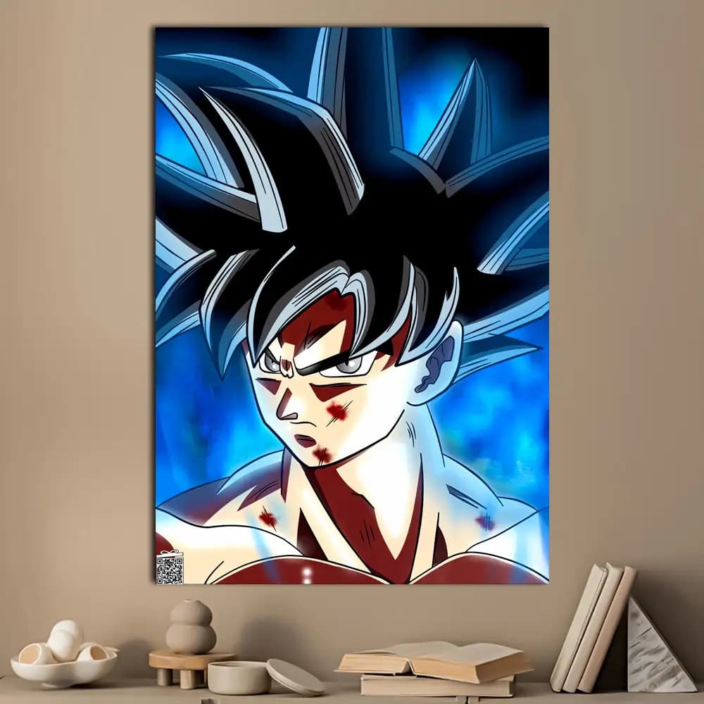 متال پوستر انیمه Goku کد A065 — تصویر ۳