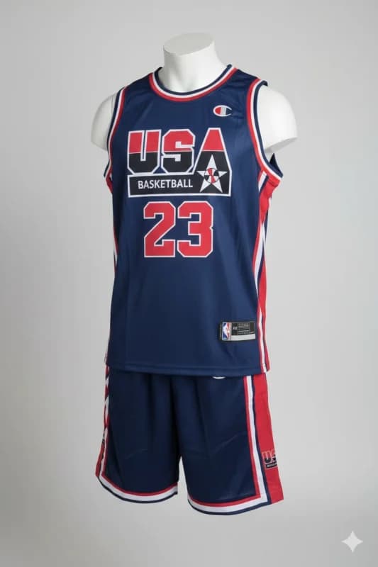 ست ورزشی بسکتبالی مردانه تیم ملی آمریکا USA Basketball 23 | سرمه ای