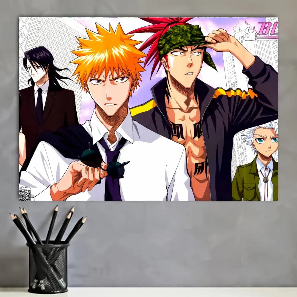 متال پوستر انیمه Bleach کد A039 — تصویر ۲
