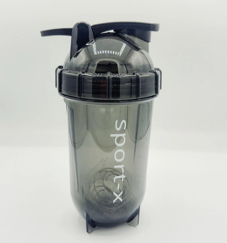 شیکر شفاف مدل Sport-X حجم 500 میلیلیتر درب پیچی و دستگیره دار — تصویر ۲