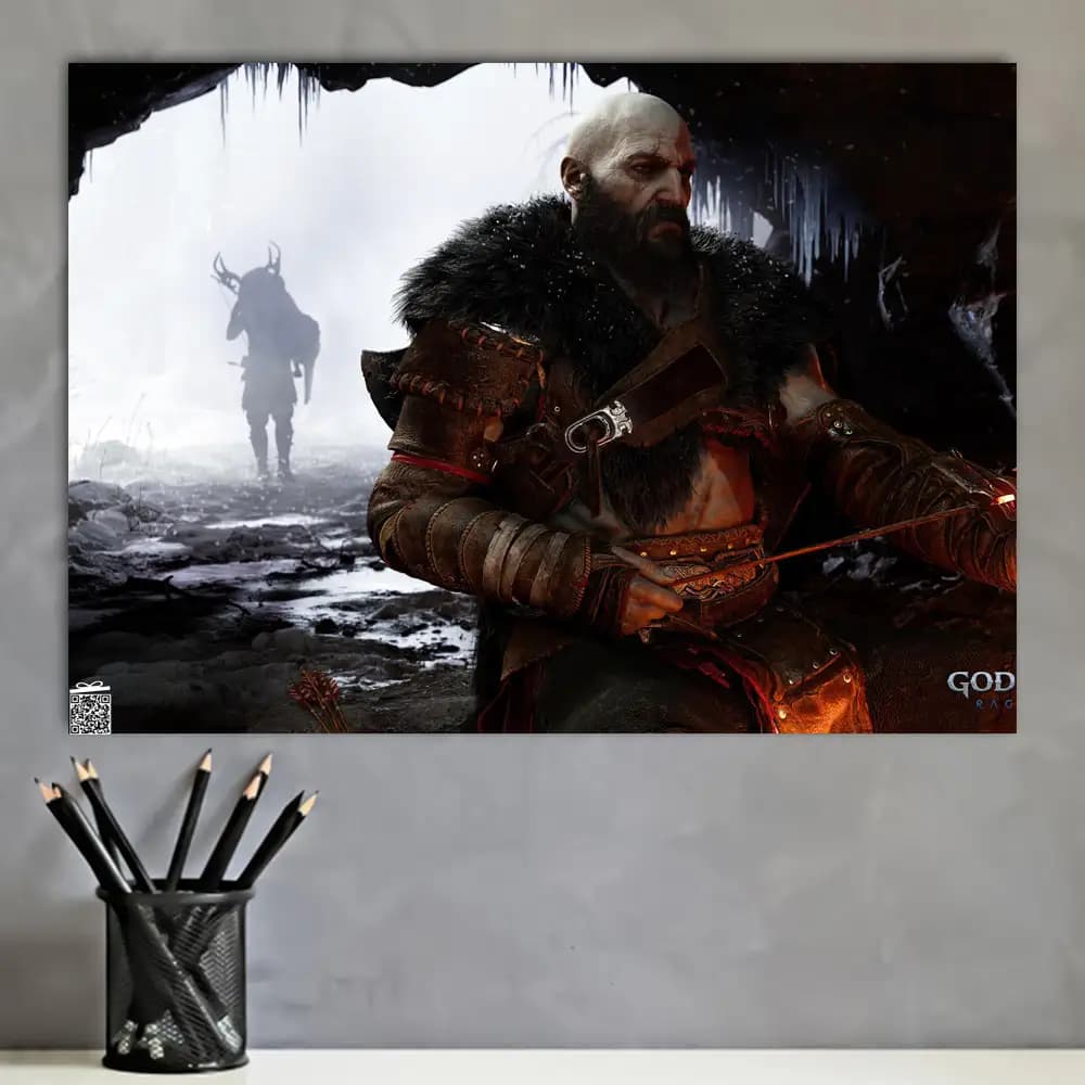 متال پوستر بازی God Of War کد G004 — تصویر ۲