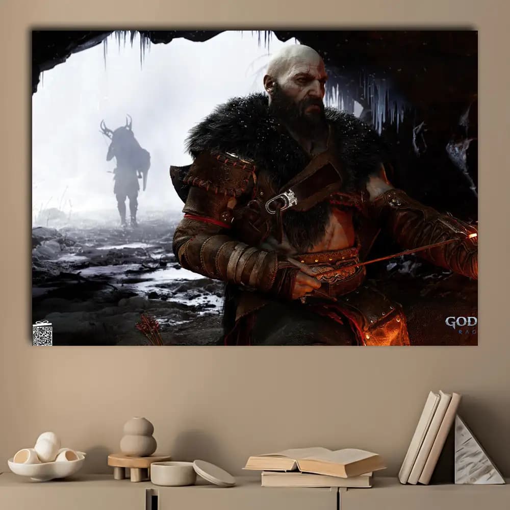 متال پوستر بازی God Of War کد G004 — تصویر ۳