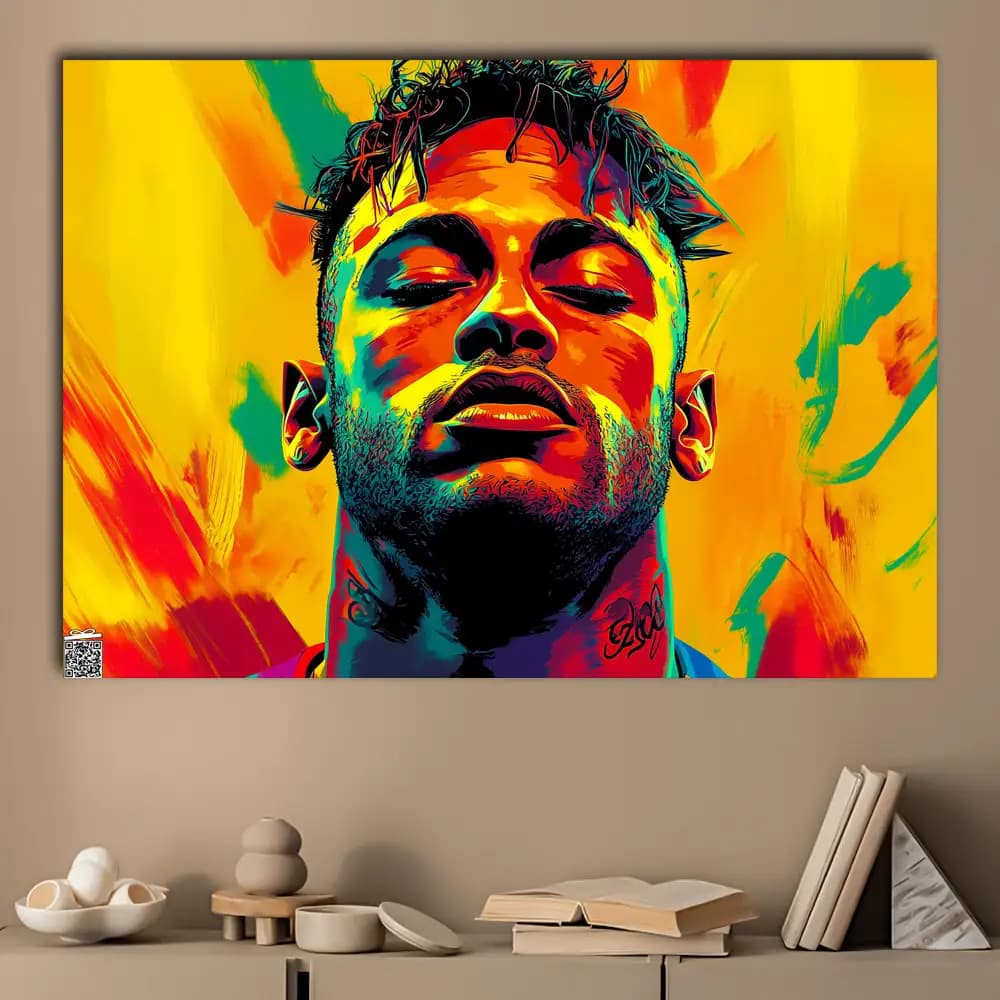 متال پوستر Neymar کد F007 — تصویر ۳