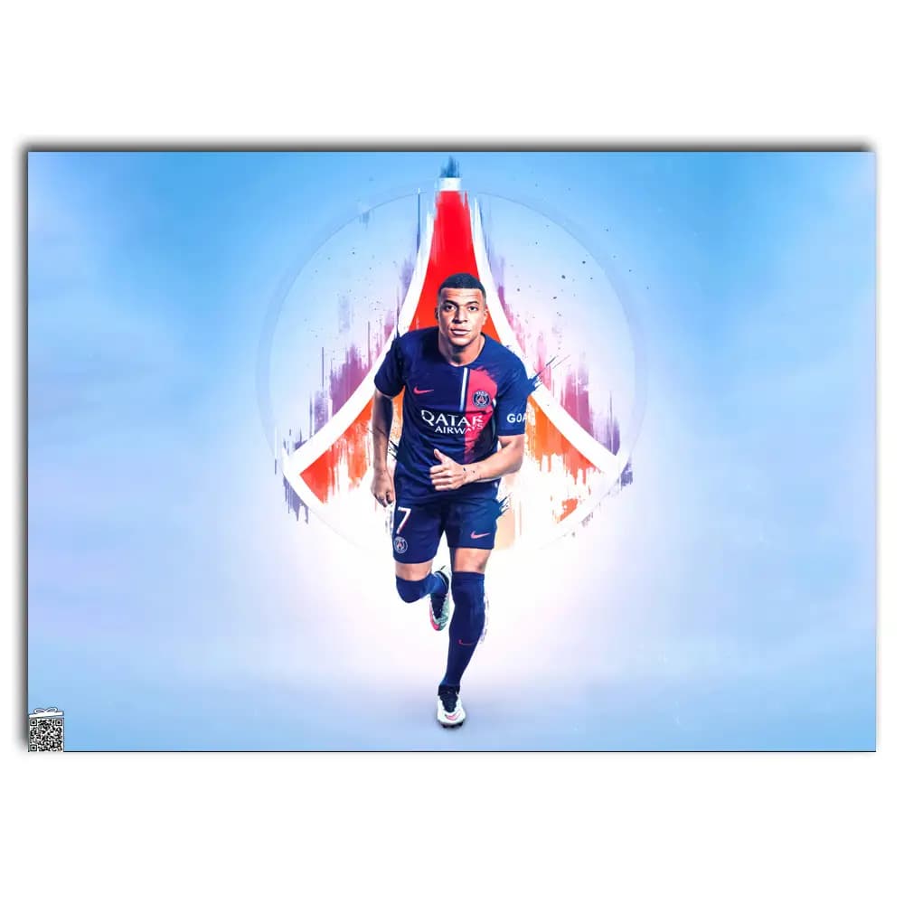 متال پوستر Mbappe کد F004
