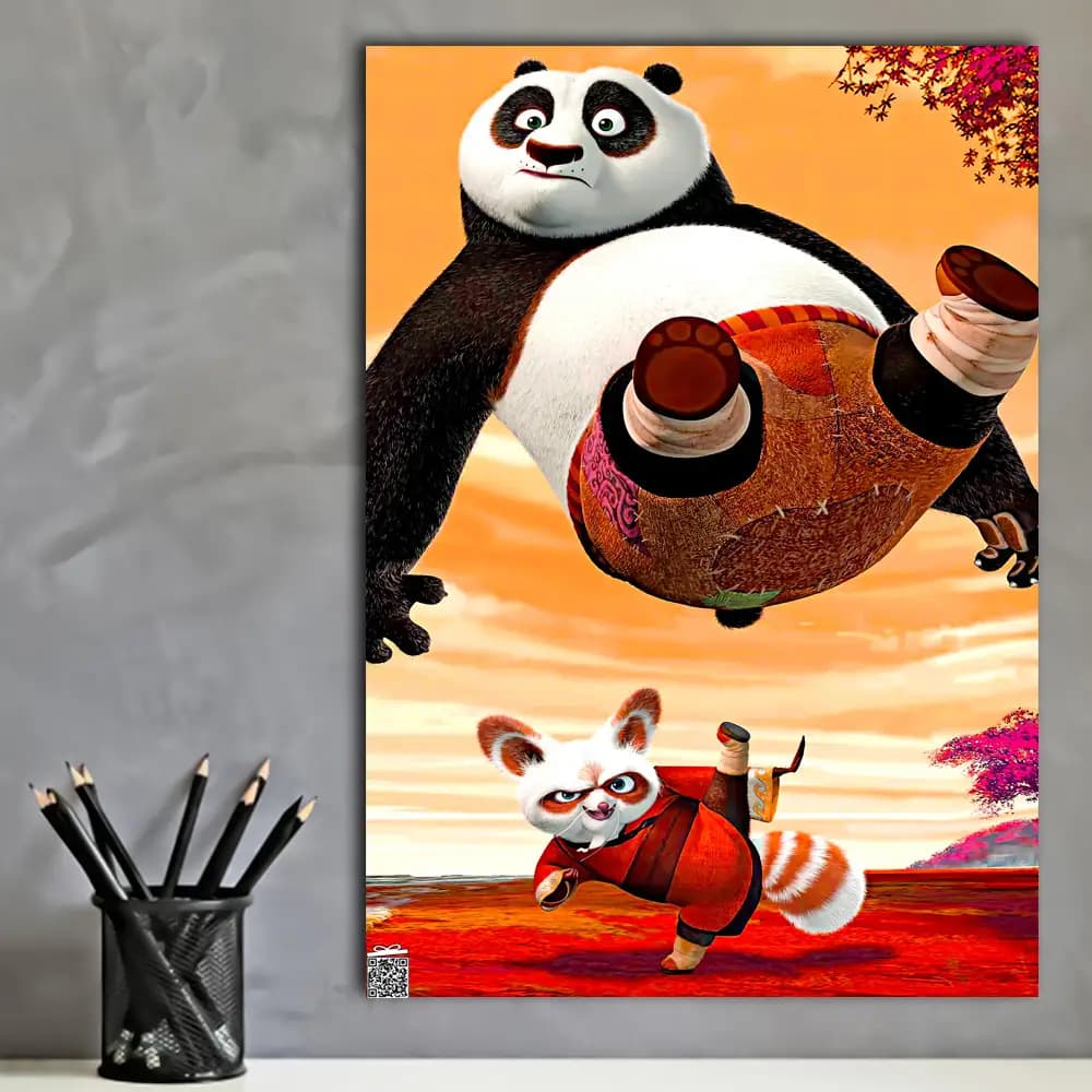 متال پوستر انیمیشن Kung Fu Panda کد K017 — تصویر ۲