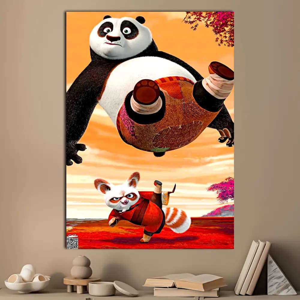 متال پوستر انیمیشن Kung Fu Panda کد K017 — تصویر ۳