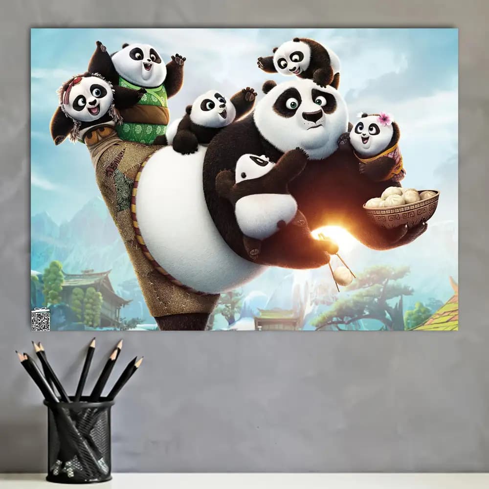 متال پوستر انیمیشن Kung Fu Panda کد K008 — تصویر ۲
