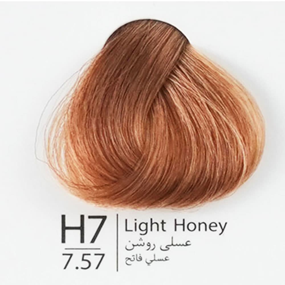 رنگ مو 100 میل بن سای 7.57 عسلی روشن BONSAI H7 LIGHT HONEY — تصویر ۲