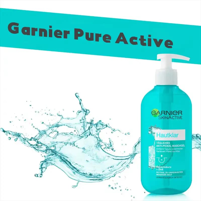 ژل شستشوی صورت ضد جوش پیور اکتیو گارنیر Garnier Pure Active — تصویر ۲