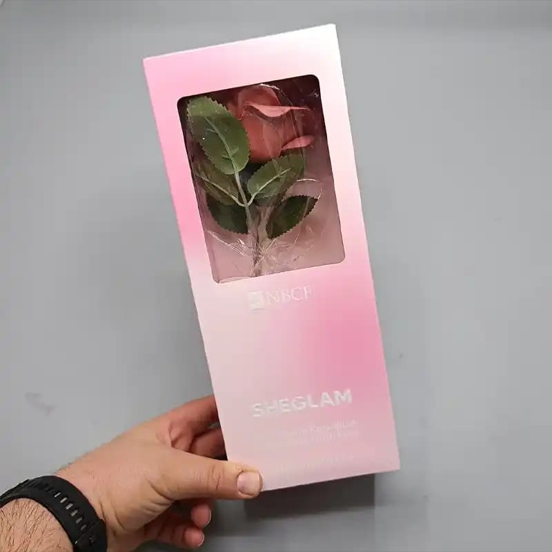 رژگونه کرمی گل رز شیگلم مدل Pink Ribbon Rose Blush — تصویر ۲
