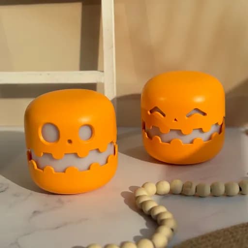 چراغ خواب طرح هالوین Jack-o’-lantern کدو تنبل — تصویر ۷