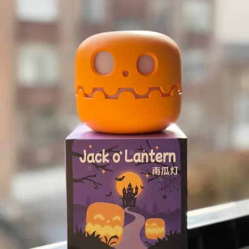 چراغ خواب طرح هالوین Jack-o’-lantern کدو تنبل — تصویر ۸