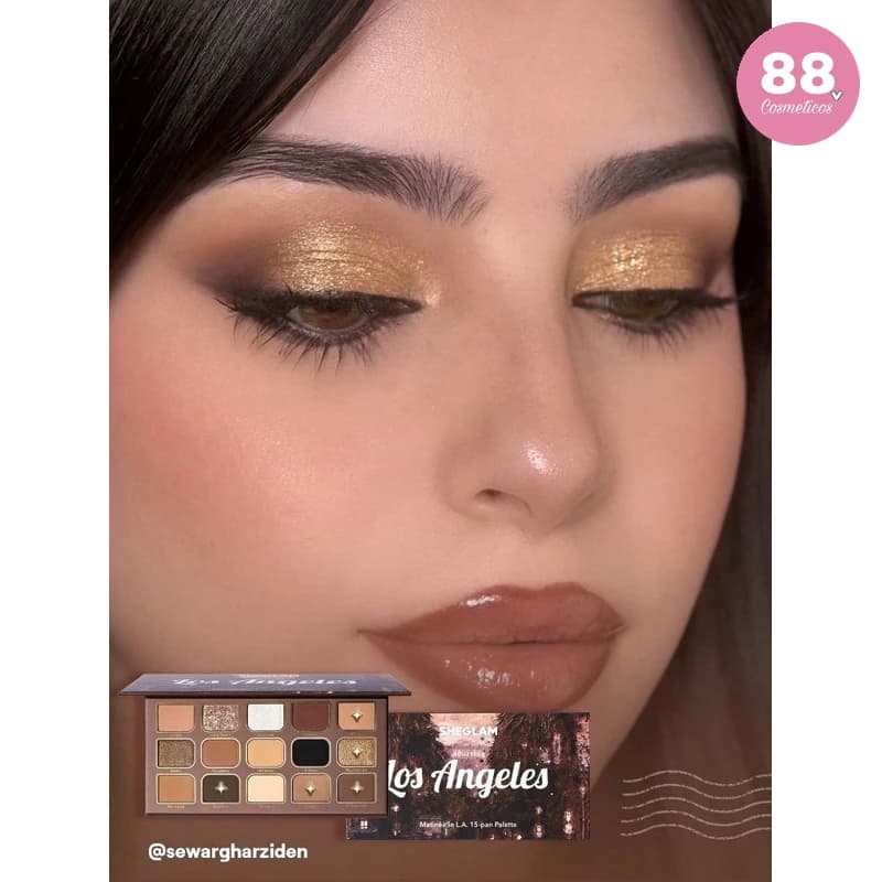پالت سایه چشم 15 رنگ شیگلم Sheglam مدل Matinee In L A — تصویر ۴