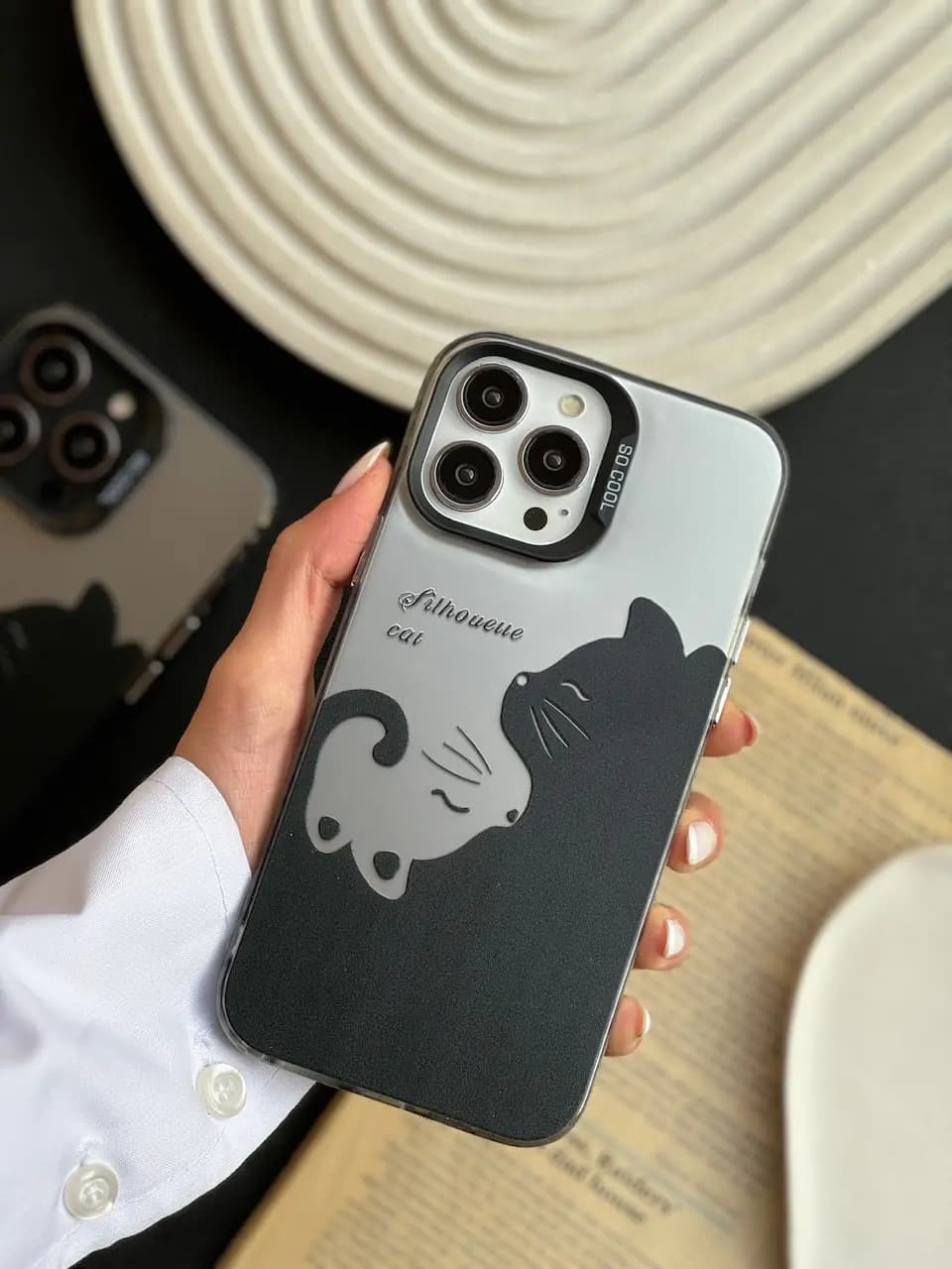 قاب Twin Cat آیفون ، سامسونگ ، شیائومی — تصویر ۲