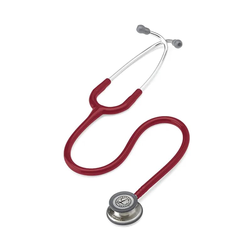 گوشی پزشکی لیتمن مدل کلاسیک 3 رنگ زرشکی 5627 | Littmann Classic iii 5627 — تصویر ۳