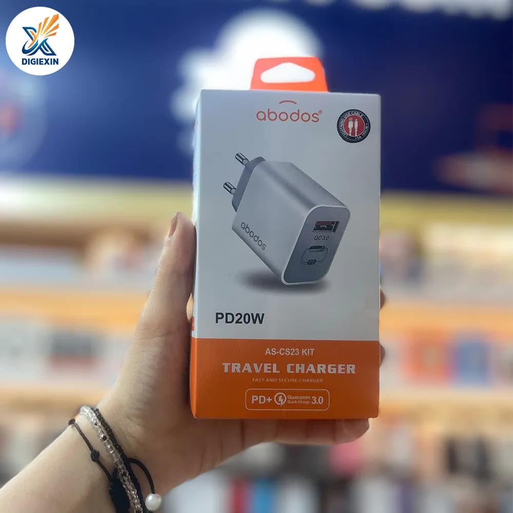 شارژر دیواری آبودوس مدل ABODOS AS‑CS23 KIT — تصویر ۲
