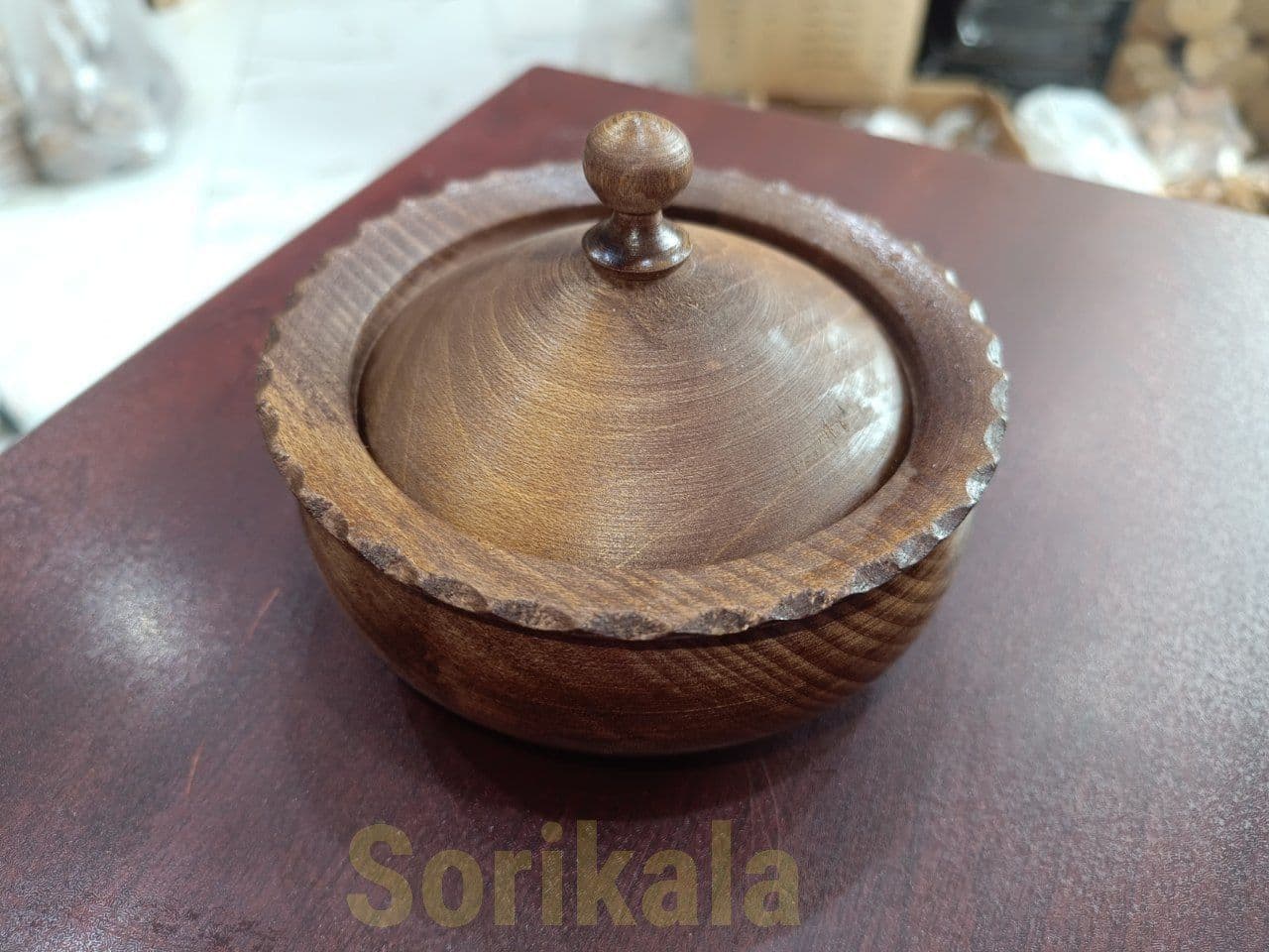 قندان چوبی لب کنگره کد 337 — تصویر ۲