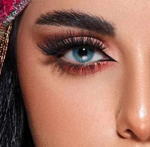 لنز چشم دهب مدل Tiffany B کد 22 رنگ آبی اقیانوسی — تصویر ۲