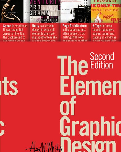 کتاب The Elements of Graphic Design (عناصر طراحی گرافیک: فضا، وحدت، معماری صفحه و تایپوگرافی، ویرایش سوم) نسخه انگلیسی PDF | الکس دبلیو. وایت