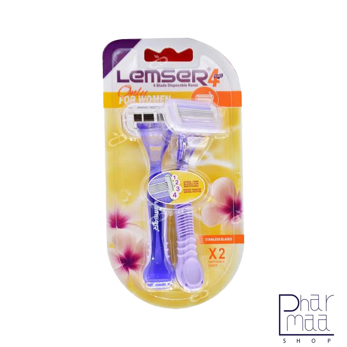 تیغ اصلاح چهارلبه وکیوم زنانه لمسر 2عددی FR610P