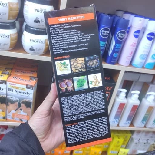 شامپو رنگ مو مشکی دکس اصلی 420 میل | بدون آمونیاک 8 دقيقهای — تصویر ۷