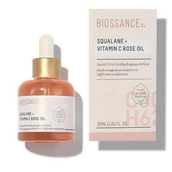 روغن گل رز روشن کننده و آبرسان حاوی اسکوالن و ویتامین C بایوسانس BIOSSANCE SQUALANE +VITAMIN C ROSE OIL 30 ML — تصویر ۳