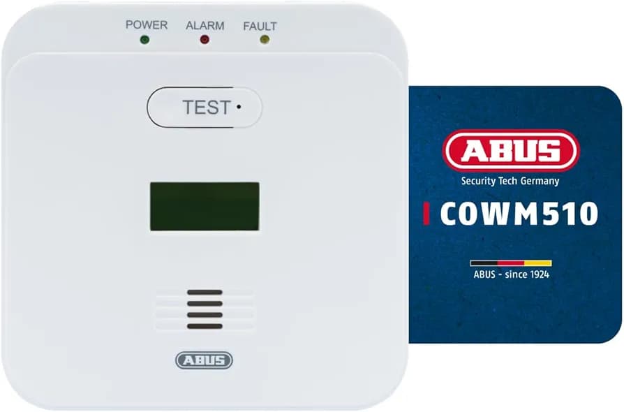 هشدار دهنده مونوکسید کربن ABUS مدل COWM510