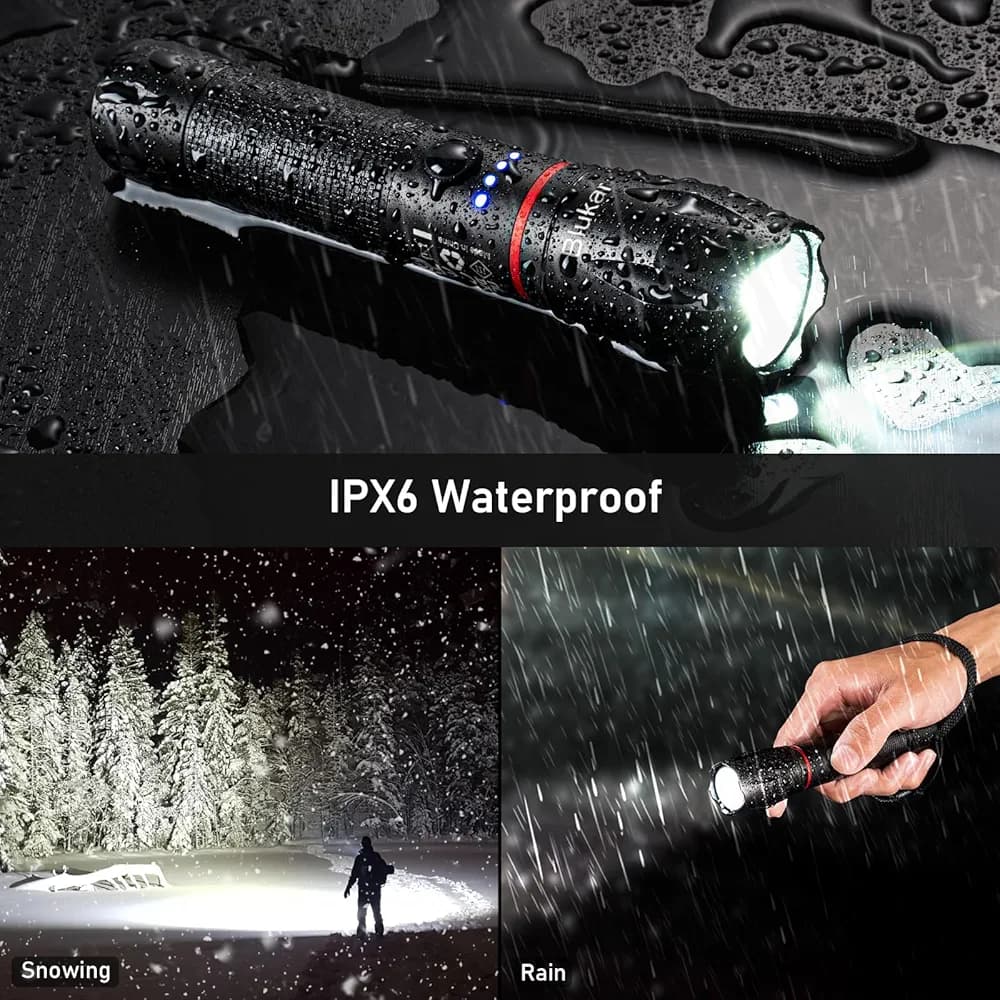 “چراغ قوه LED قابل شارژ بلوکار Blukar — تصویر ۴