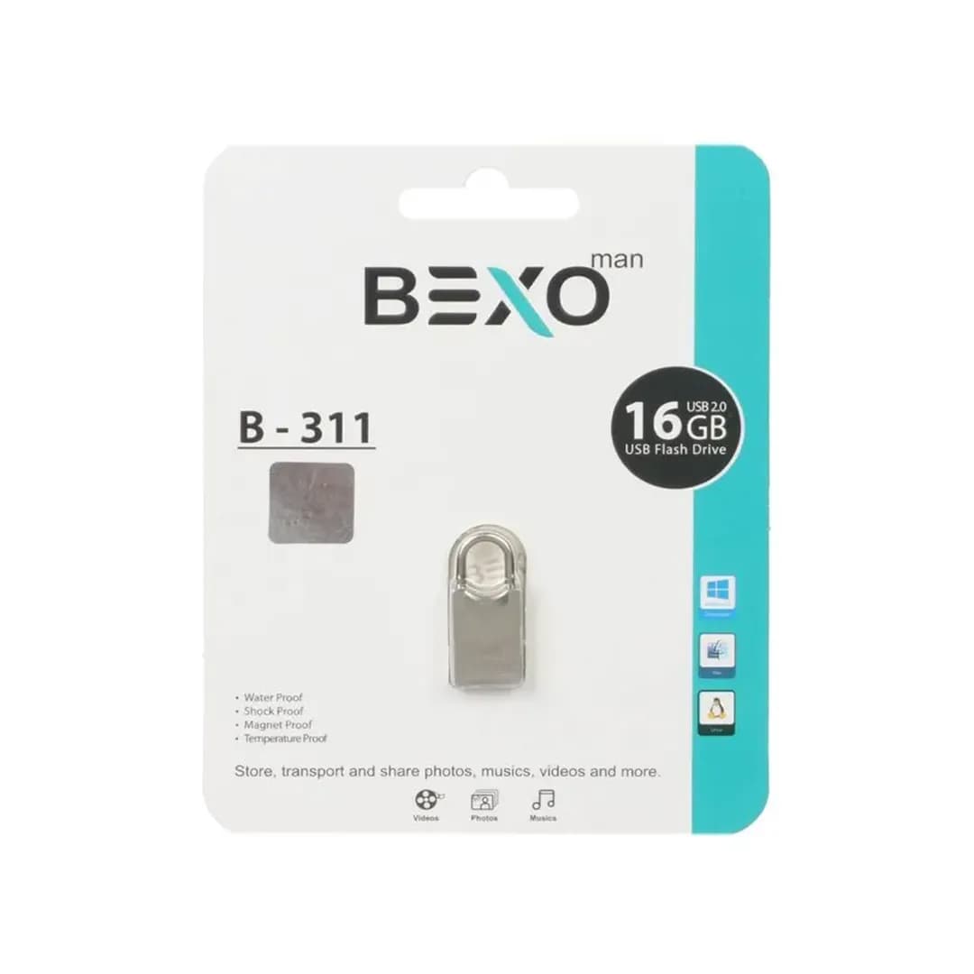 فلش مموری بکسو مدل B-311 ظرفیت 64 گیگابایت USB2.0 — تصویر ۲