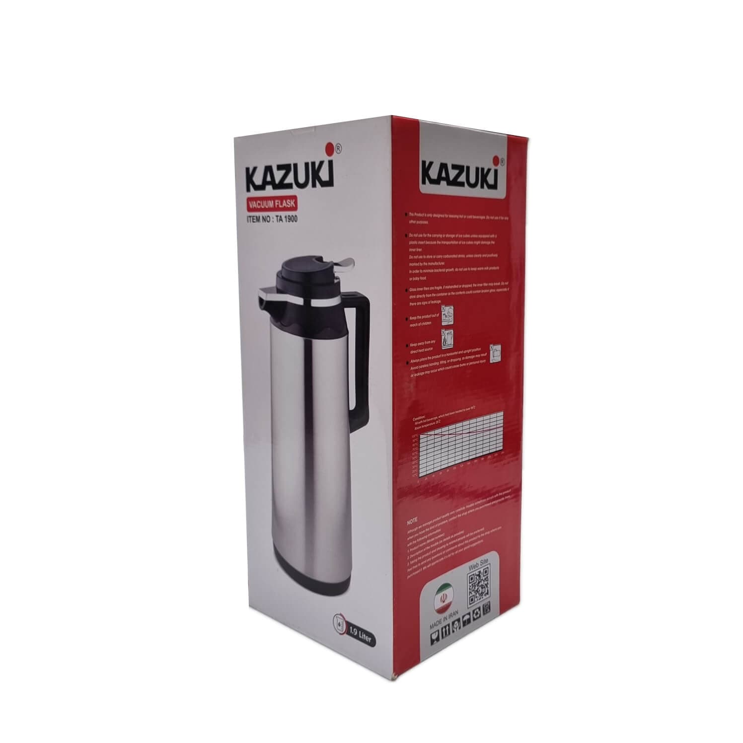 فلاسک کازوکی مدل TL1900 – TA1900 — تصویر ۵