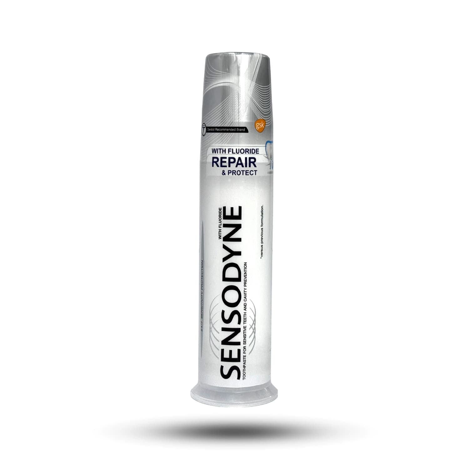 خمیردندان پمپی سنسوداین مدل REPAIR & PROTECT مناسب دندان های حساس 100 میل