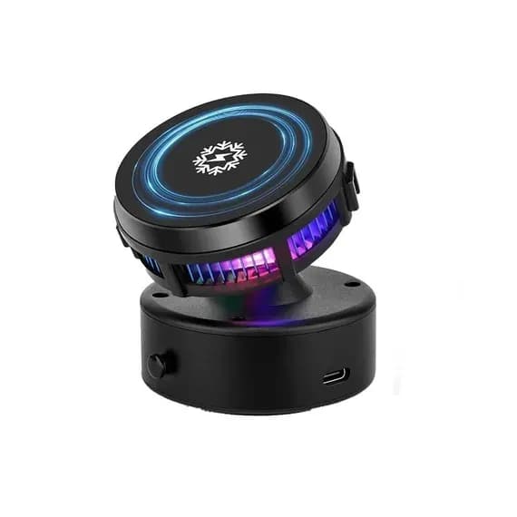 هولدر خودرو و شارژر بی سیم و فن خنک کننده گوشی موبایل مدل XT60-L