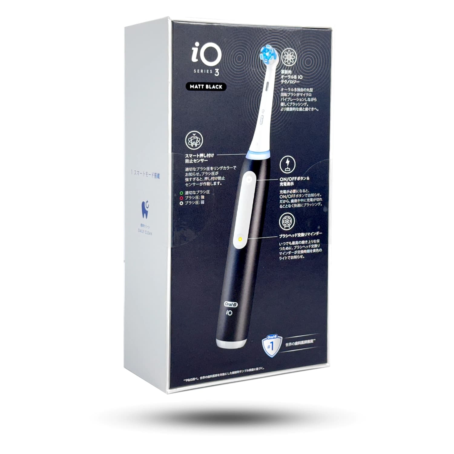 مسواک برقی oral-B اورال بی سری iQ series 3 مشکی مات — تصویر ۲