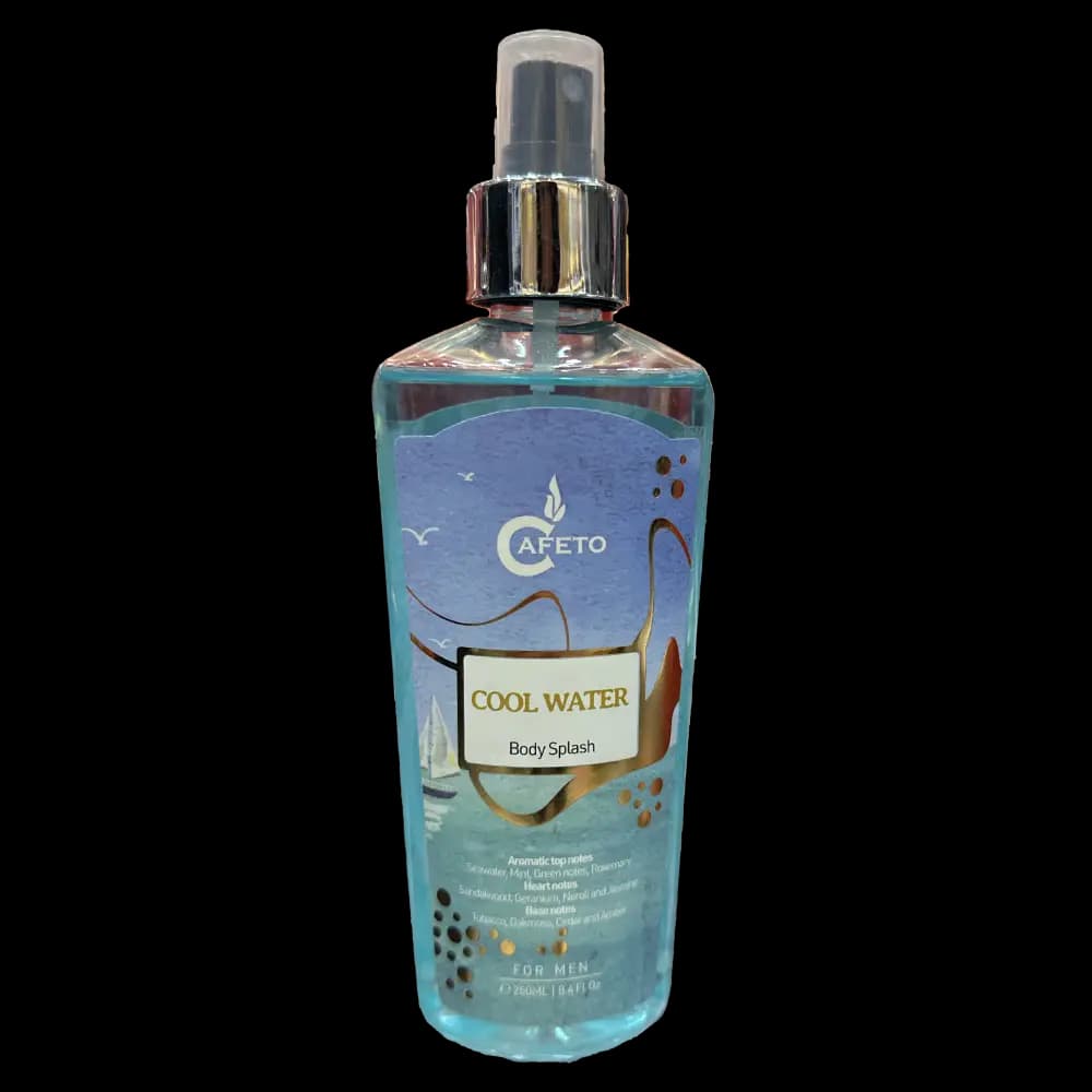 بادی اسپلش زنانه کافتو مدل Cool Water حجم 250 میلی لیتر