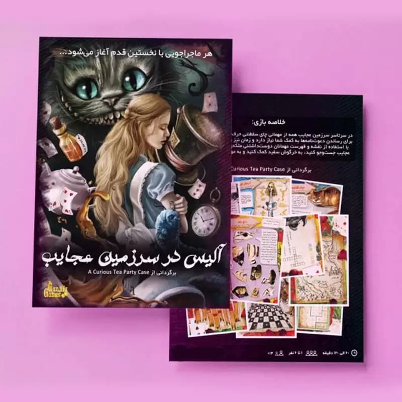 بازی فکری مدل پرونده آلیس در سرزمین عجایب — تصویر ۶
