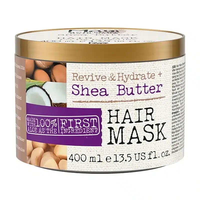 ماسک مو شی باتر داخل حمام مائویی Maui مناسب موی خشک و آسیب دیده مدل Revive & Hydrate (400 میل)