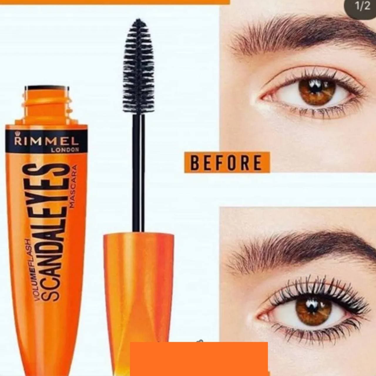 ریمل حجم دهنده اسکاندل آیز Scandal Eyes نارنجی لاندن — تصویر ۵