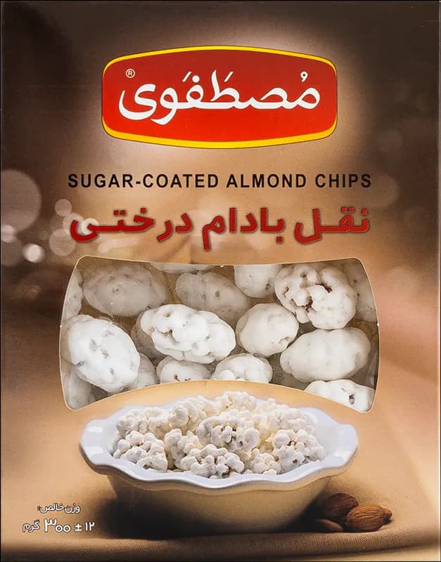نقل بادام درختی 300 گرم