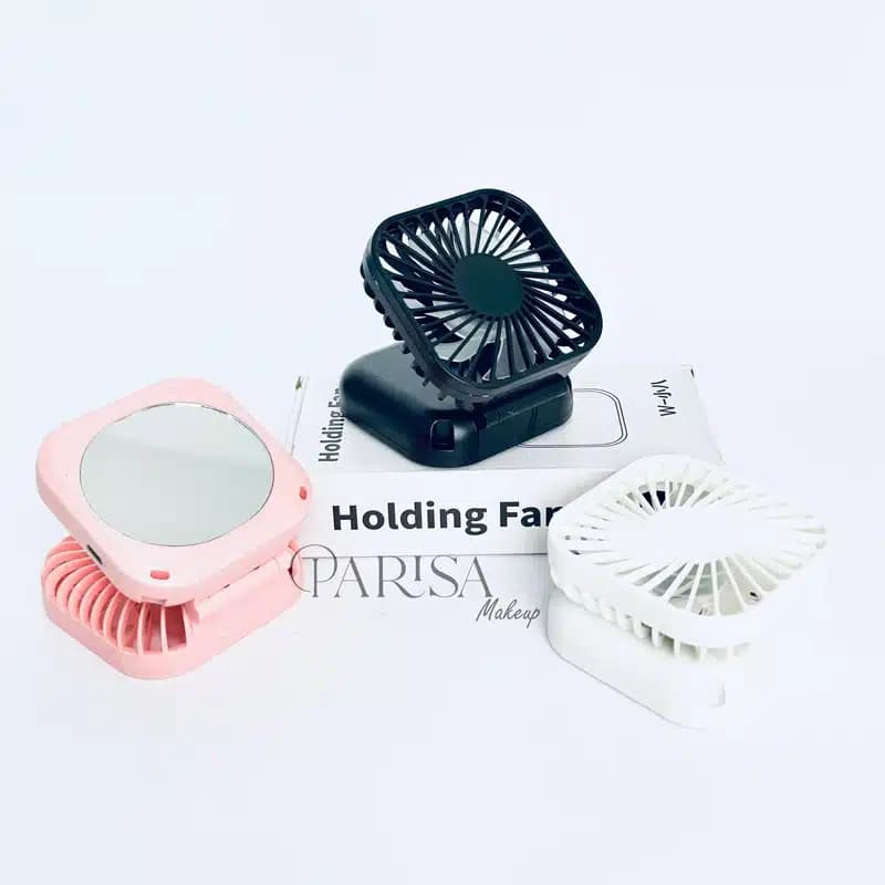 پنکه تاشو آینه دار مدل Holding Fan