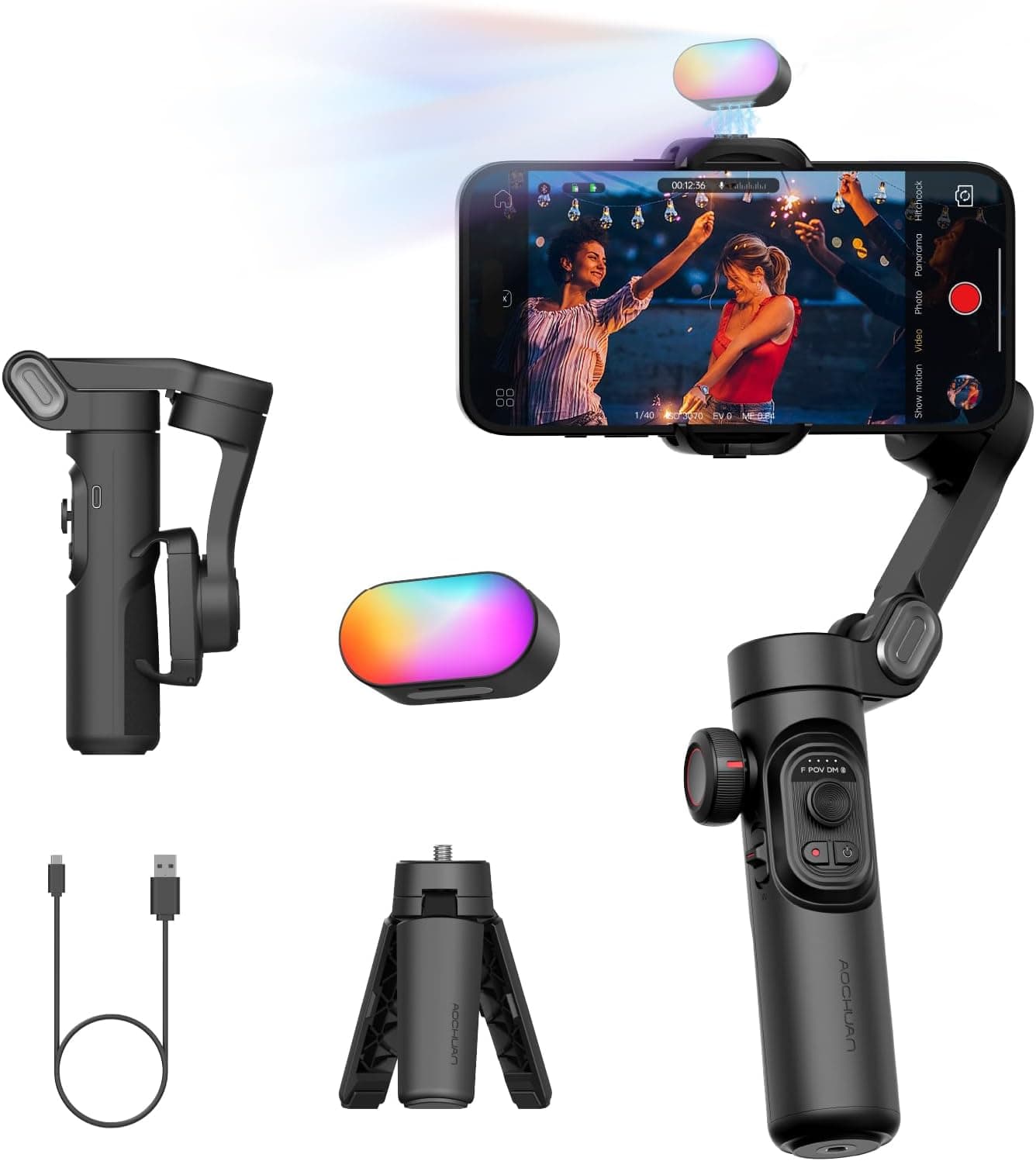 لرزهگیر سهمحوره گوشی هوشمند AOCHUAN Smart XE Kit
