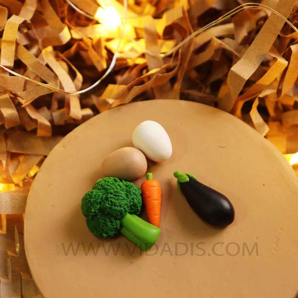قالب سیلیکونی ست سبزیجات و تخم مرغ