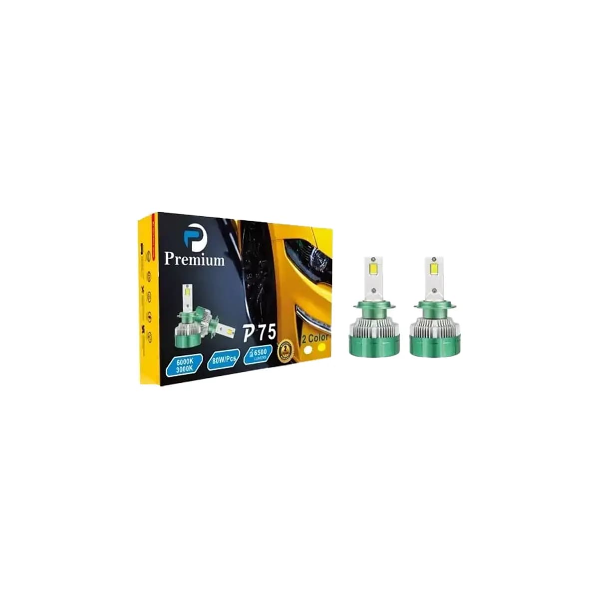 هدلایت P75 پرمیوم پایه H11