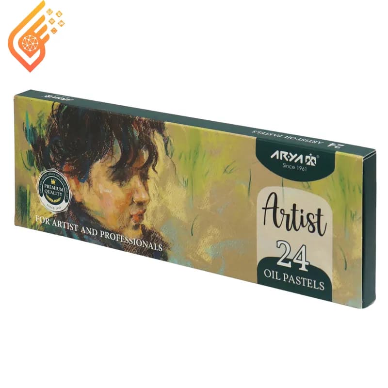 مداد شمعی 24 رنگ آریا مدل Arya Artist 2602 — تصویر ۵