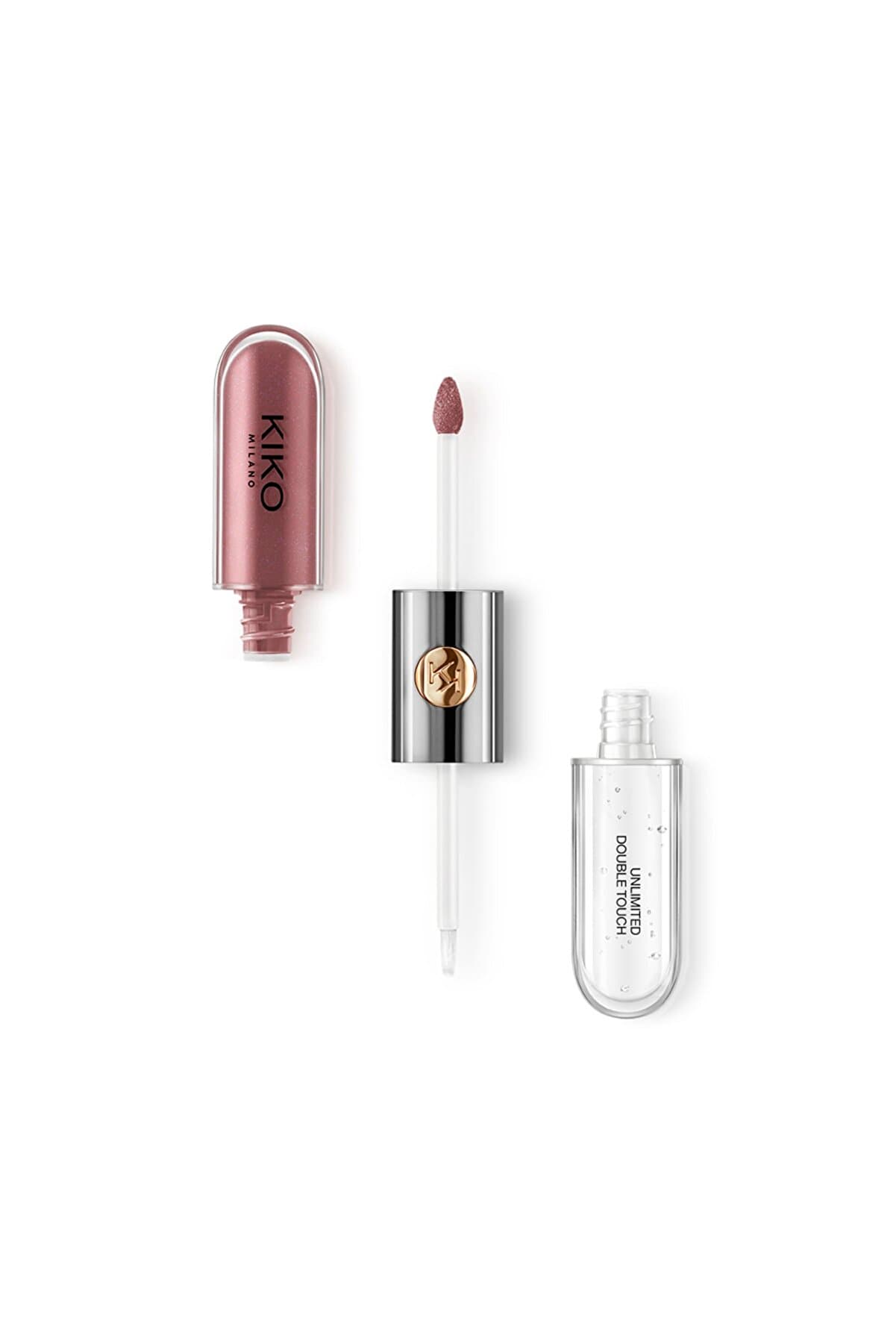 رژ لب مایع به همراه برق لب رنگشاه بلوطی تیره شماره 121 کیکو KIKO — تصویر ۲