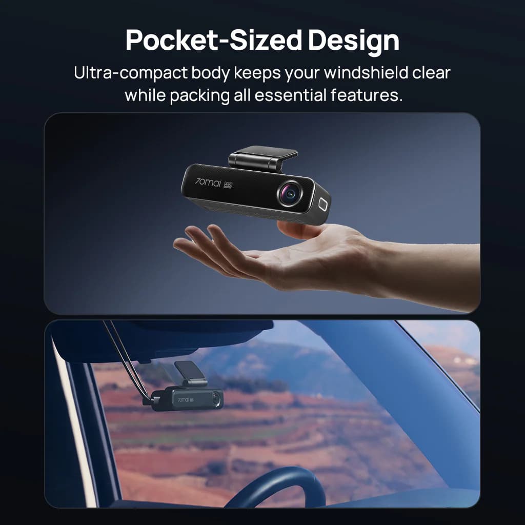 دوربین ثبت وقایع خودرو 70mai Dash Cam 4K M800 +دوربین عقب — تصویر ۷