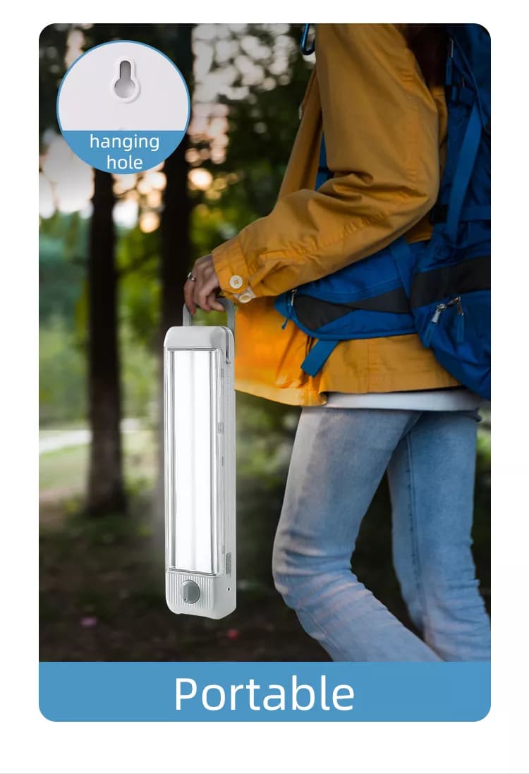 مهتابی شارژی دیمردار اتوماتیک ویداسی WD-891 — تصویر ۵