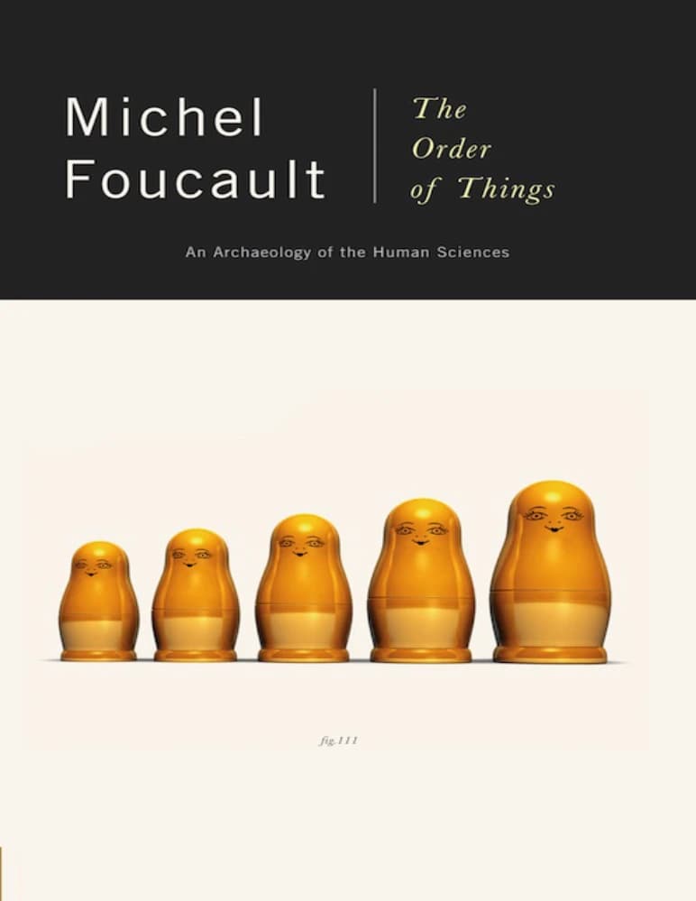 کتاب نظم اشیا: باستانشناسی علوم انسانی (The Order of Things: An Archaeology of the Human Sciences) اثر میشل فوکو نسخه PDF انگلیسی