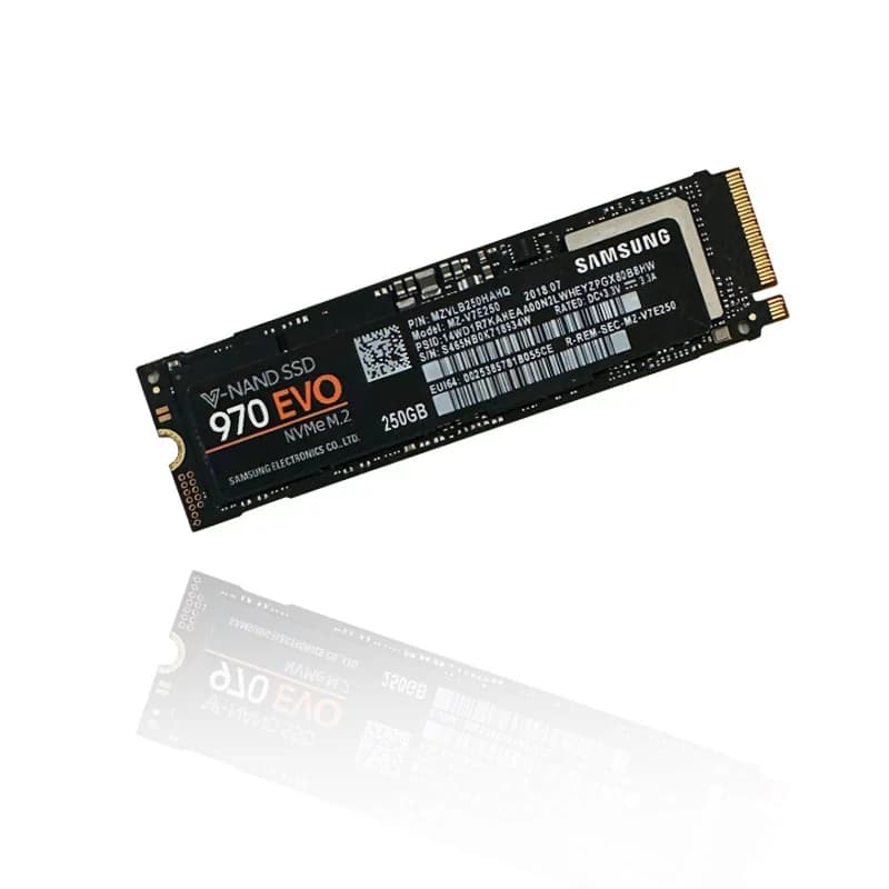 حافظه SSD سامسونگ Samsung 970 EVO NVMe M.2 250GB 97 استوک — تصویر ۵