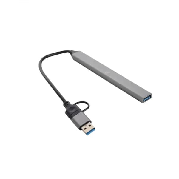 هاب 7 پورت USB 3.0 با سری USB-C و USB3.0 پی نت به طول 15 سانتی متر مدل P-7602 — تصویر ۴