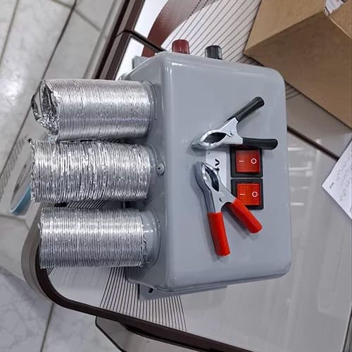 بخاری برقی خودرو 24 ولت 800 وات سه خروجی — تصویر ۷
